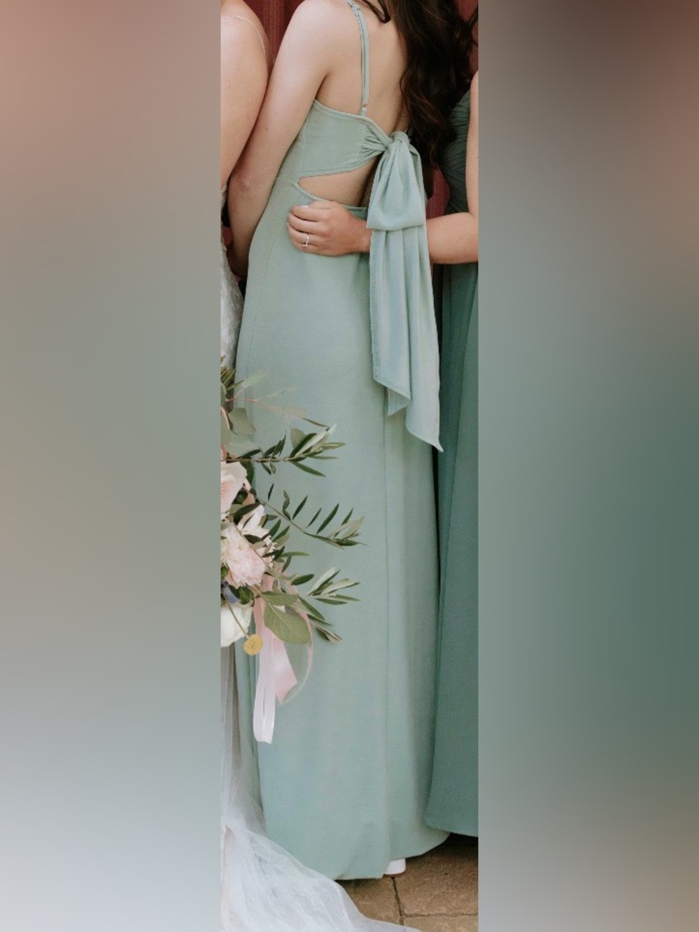 Birdy Grey Sage Bridesmaids Maxi Dress